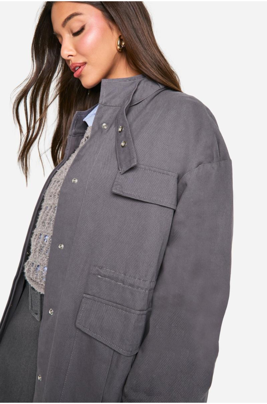 Тренчко -пальто з утилітою для кишенькових