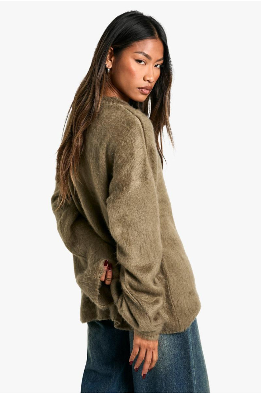 Суперм'який джемпер з круглим вирізом