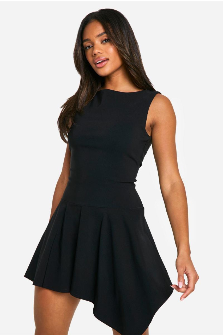 Міні-сукня з подолом