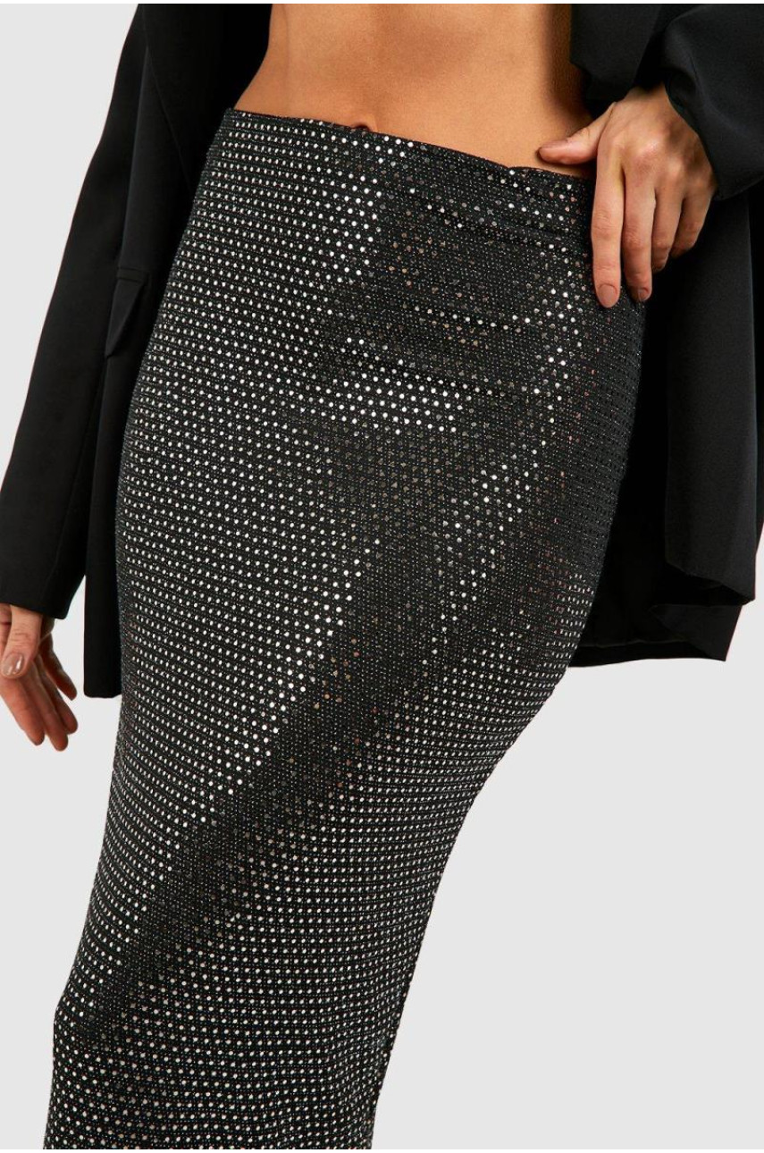 Спідниця максі з паєтками