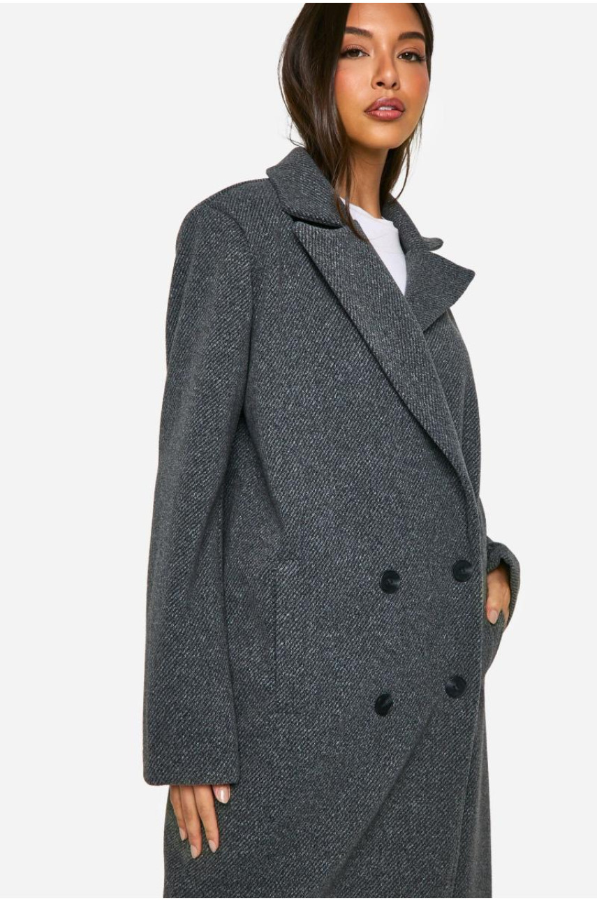 Велике пальто з шерстяною підкладкою