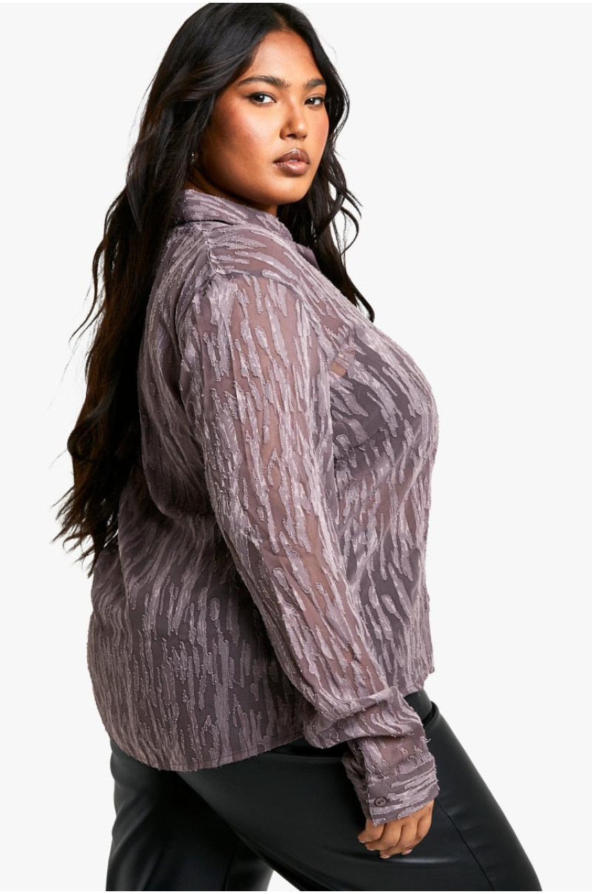 Плюс велика сорочка Animal Burnout