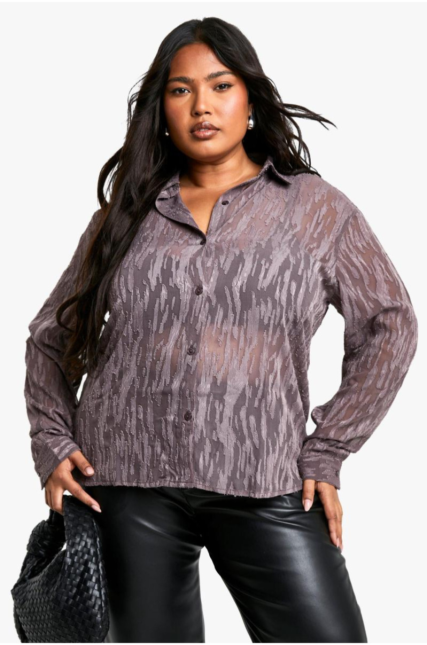 Плюс велика сорочка Animal Burnout