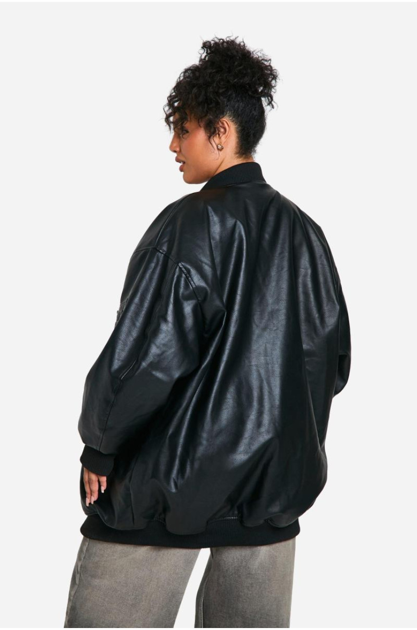 Плюс довгий оверсайз бомбер