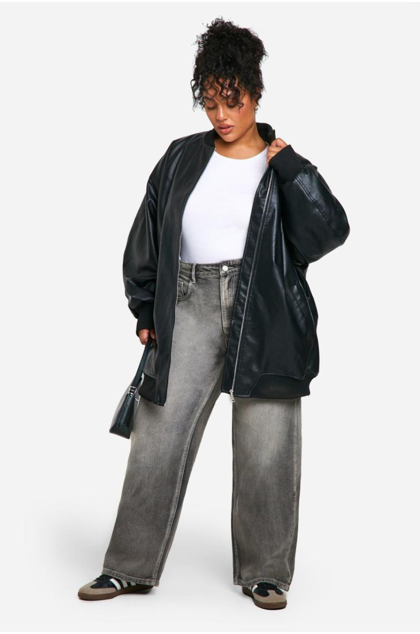 Плюс довгий оверсайз бомбер