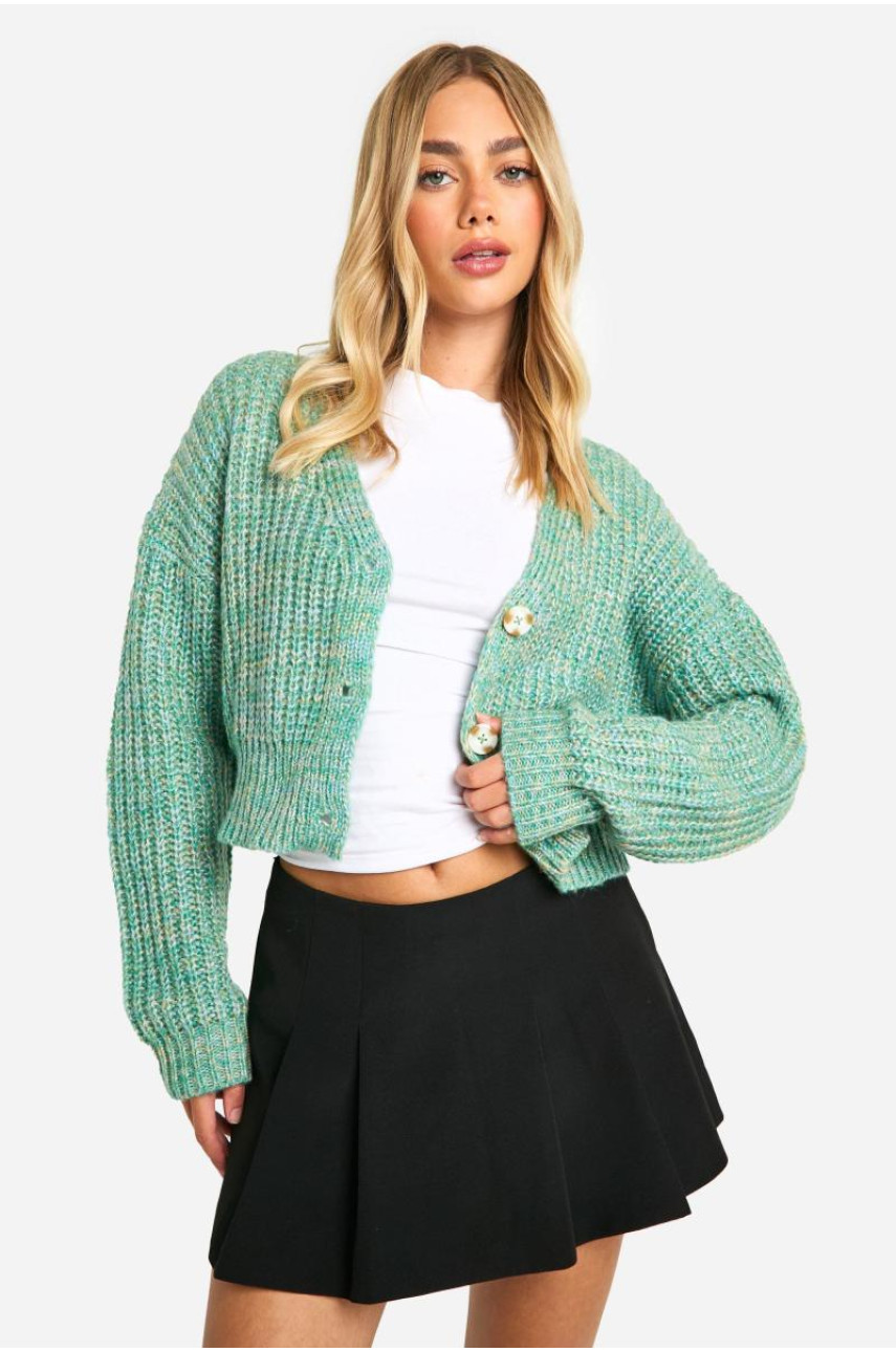 В'язаний кардиган на ґудзиках Marl