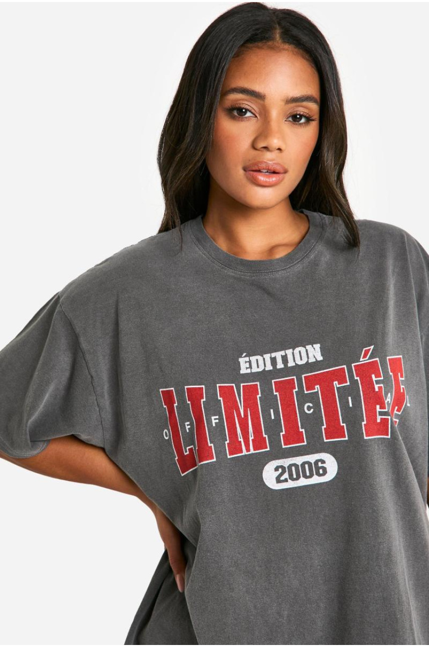 Велика футболка з графічним малюнком LIMITEE