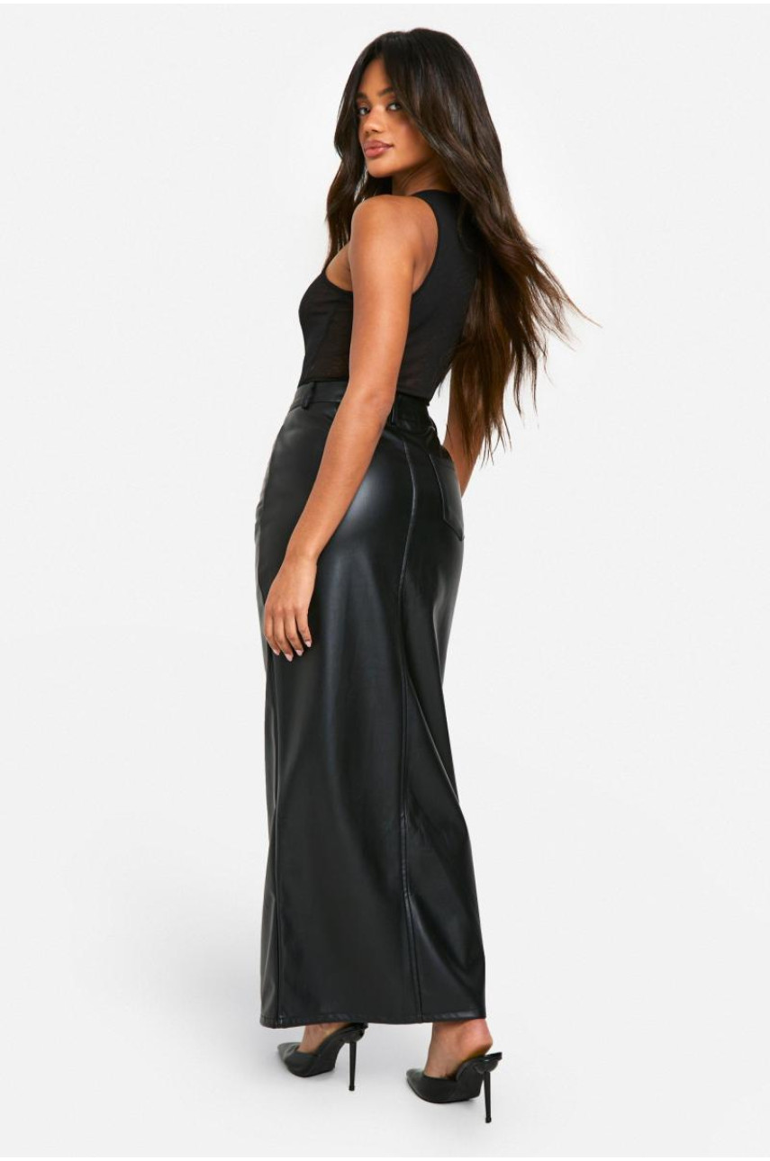 Довга спідниця з розрізу спереду Pu