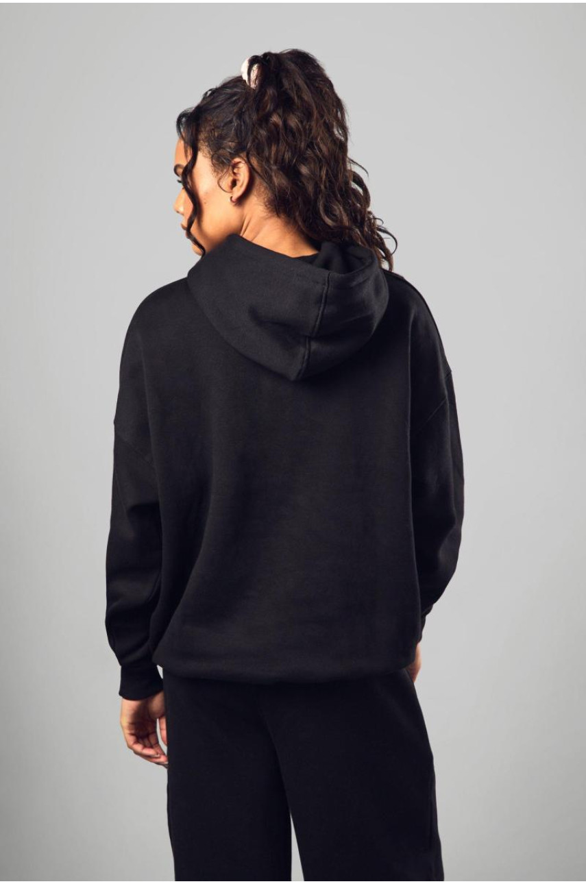 Попелясто-сірий оверсайз-худі Dsgn Studio Applique